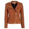 The Equalizer S02 Melody Bayani Brown Leather Jacket The Equalizer S02 Melody Bayani Brown Leather Jacket