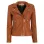 The Equalizer S02 Melody Bayani Brown Leather Jacket