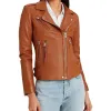 The Equalizer S02 Melody Bayani Brown Leather Jacket The Equalizer S02 Melody Bayani Brown Leather Jacket