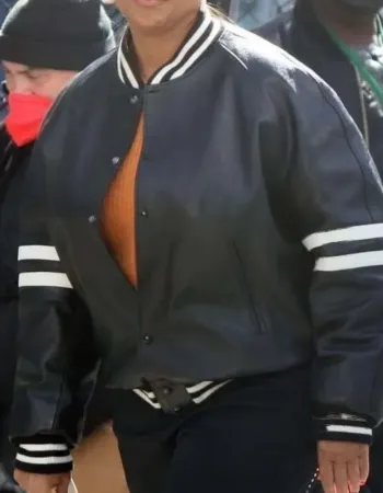 The Equalizer S03 Queen Latifah (Robyn Mccall) Black Bomber Jacket