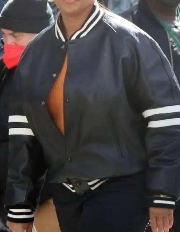 The Equalizer S03 Queen Latifah (Robyn Mccall) Black Bomber Jacket The Equalizer S03 Queen Latifah (Robyn Mccall) Black Bomber Jacket