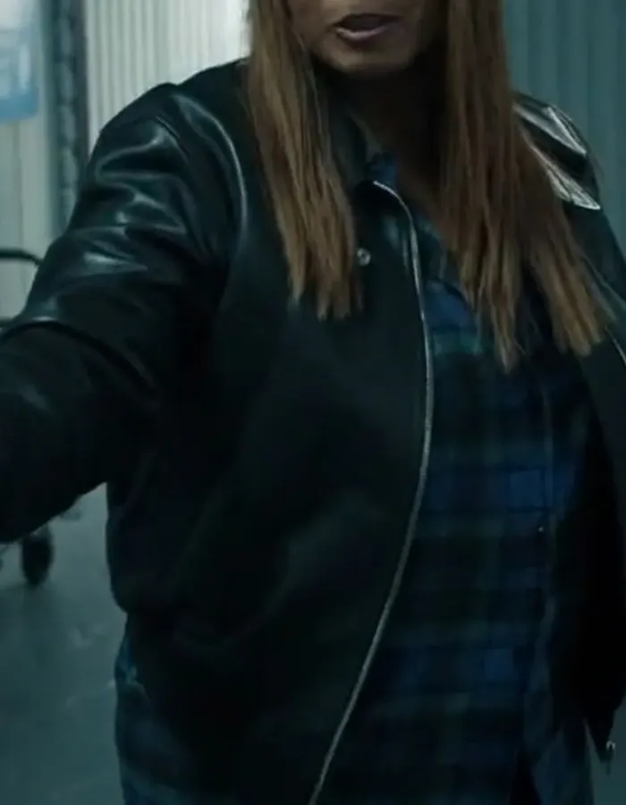 The Equalizer Robyn McCall Black Leather Jacket