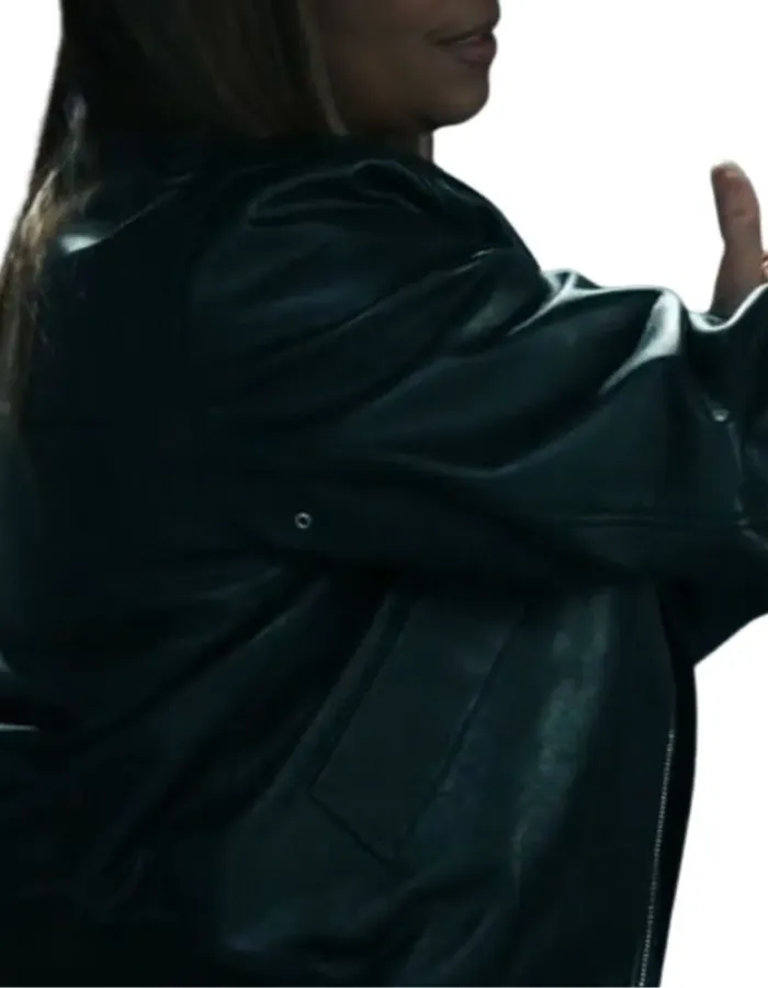 The Equalizer Robyn McCall Black Leather Jacket