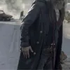 The Walking Dead Beta Black Leather Coat