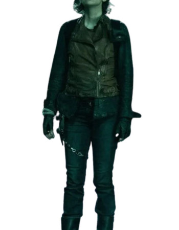 The Walking Dead: Dead City Maggie Rhee Brown Leather Vest The Walking Dead: Dead City Maggie Rhee Brown Leather Vest
