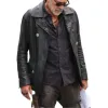 The Walking Dead: Dead City Negan Smith Black Leather Jacket