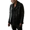 The Walking Dead: Dead City Negan Smith Black Leather Jacket