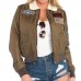 Top Gun Men And Women Combo Brown Leather Jacket