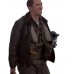 TOP GUN MAVERICK ADM BEAU SIMPSON BROWN LEATHER JACKET