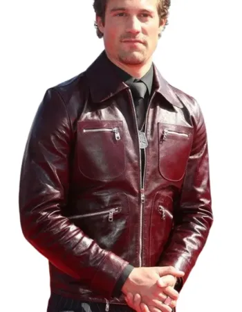 TOP GUN MAVERICK JAKE PICKING LEATHER JACKET