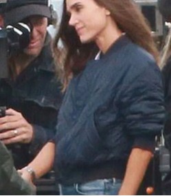 TOP GUN MAVERICK PENNY BENJAMIN BLACK BOMBER JACKET