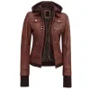 Tralee Womens Dark Brown Leather Bomber Jacket Tralee Womens Dark Brown Leather Bomber Jacket
