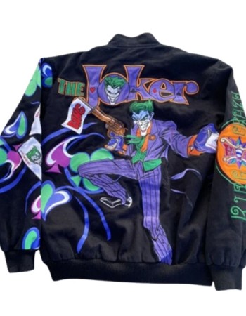 VINTAGE THE JOKER BATMAN BOMBER JACKET VINTAGE THE JOKER BATMAN BOMBER JACKET