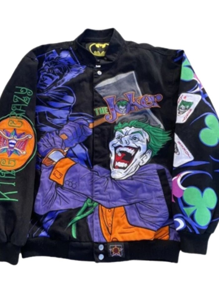 VINTAGE THE JOKER BATMAN BOMBER JACKET