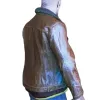 Watch Dogs Legion Ian Robshaw Brown Leather Jacket