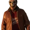 Watch Dogs Legion Ian Robshaw Brown Leather Jacket