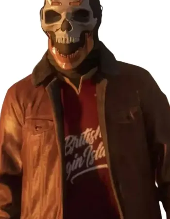 Watch Dogs Legion Ian Robshaw Brown Leather Jacket