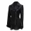 Womens Black Peplum Leather Jacket