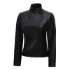 Women's Black Slim Fit Real Leather Jacket Women's Black Slim Fit Real Leather Jacket