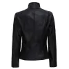 Women's Black Slim Fit Real Leather Jacket Women's Black Slim Fit Real Leather Jacket