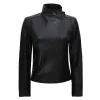 Women's Black Slim Fit Real Leather Jacket Women's Black Slim Fit Real Leather Jacket