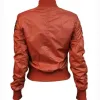 WOMEN’S TOP GUN MA-1 RUST BOMBER JACKET WOMEN’S TOP GUN MA-1 RUST BOMBER JACKET