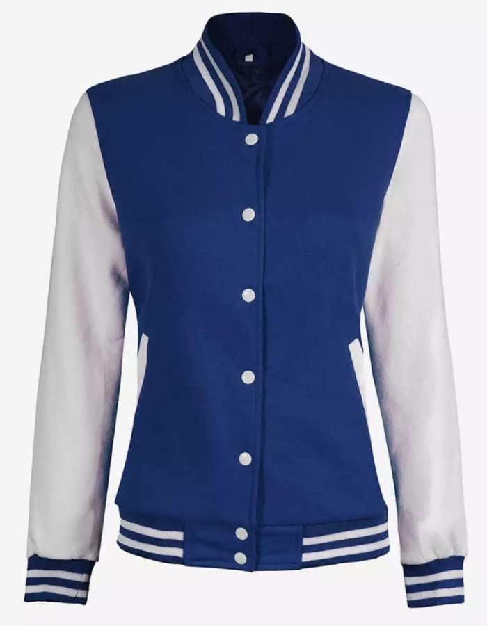 Women's Varsity Letterman Baseball Bomber Jacket Women's Varsity Letterman Baseball Bomber Jacket