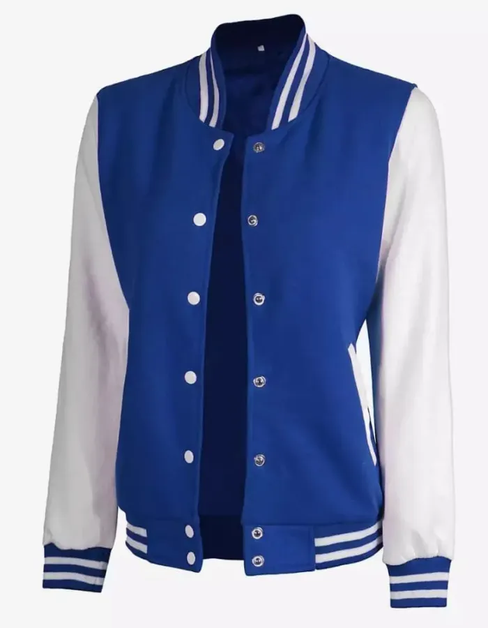 Women's Varsity Letterman Baseball Bomber Jacket