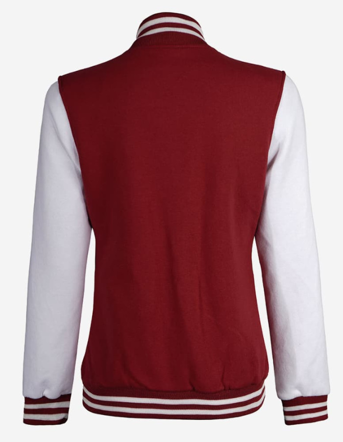 Women's Varsity Letterman Baseball Bomber Jacket Women's Varsity Letterman Baseball Bomber Jacket