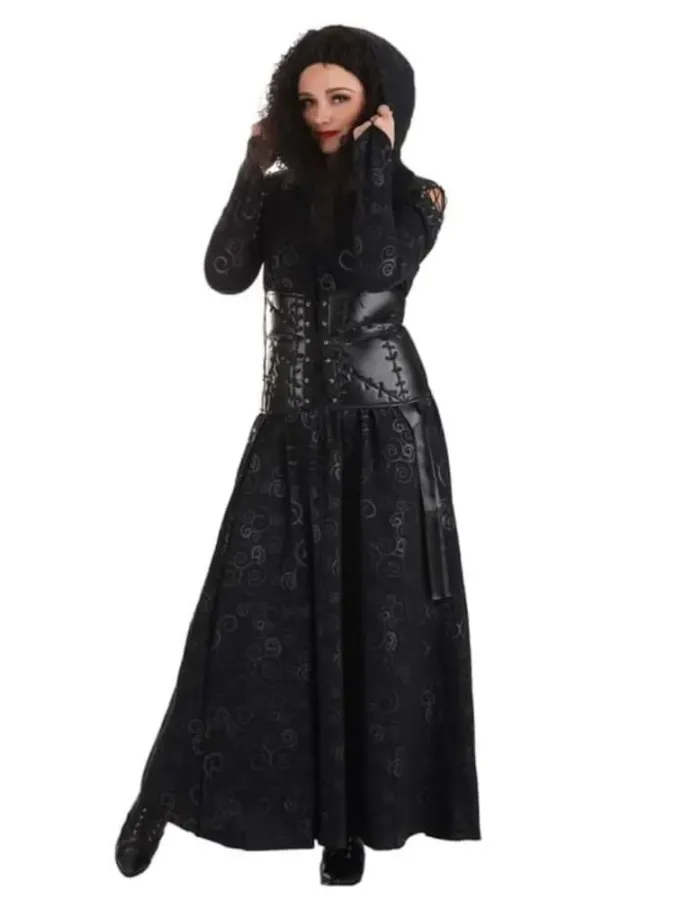 HARRY POTTER BELLATRIX LESTRANGE BLACK VEST
