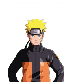 NARUTO SHIPPUDEN UZUMAKI BLACK JACKET