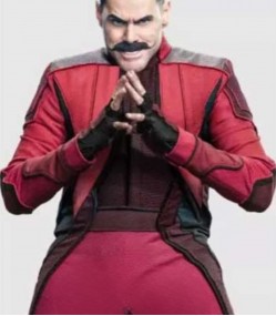 SONIC THE HEDGEHOG JIM CARREY RED JACKET