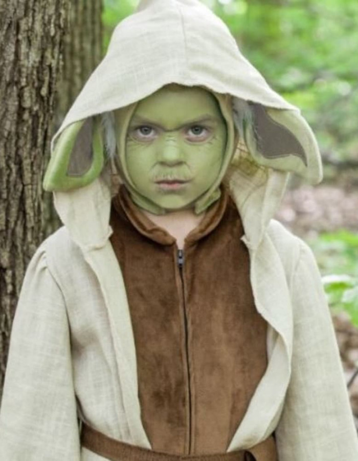 STAR WARS YODA WHITE HALLOWEEN COAT