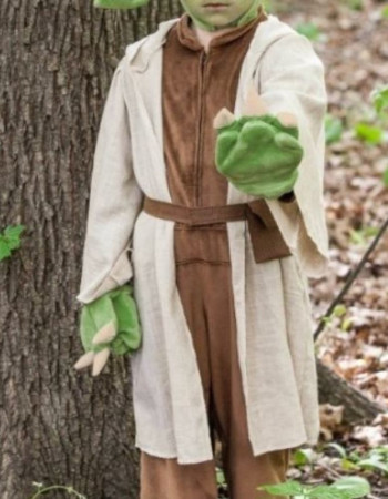 STAR WARS YODA WHITE HALLOWEEN COAT