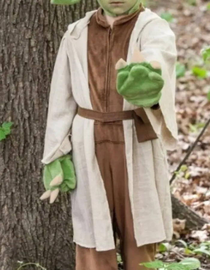 STAR WARS YODA WHITE HALLOWEEN COAT STAR WARS YODA WHITE HALLOWEEN COAT