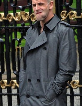 TRAINSPOTTING JONNY LEE MILLER LEATHER COAT
