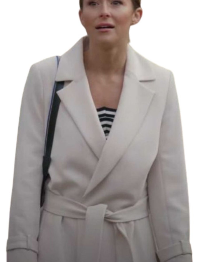 A Paris Proposal Alexa Penavega (Anna Bowman) Wool Coat