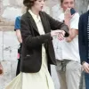 Asteroid City Maya Hawke Brown Wool Blazer