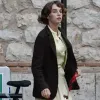 Asteroid City Maya Hawke Brown Wool Blazer