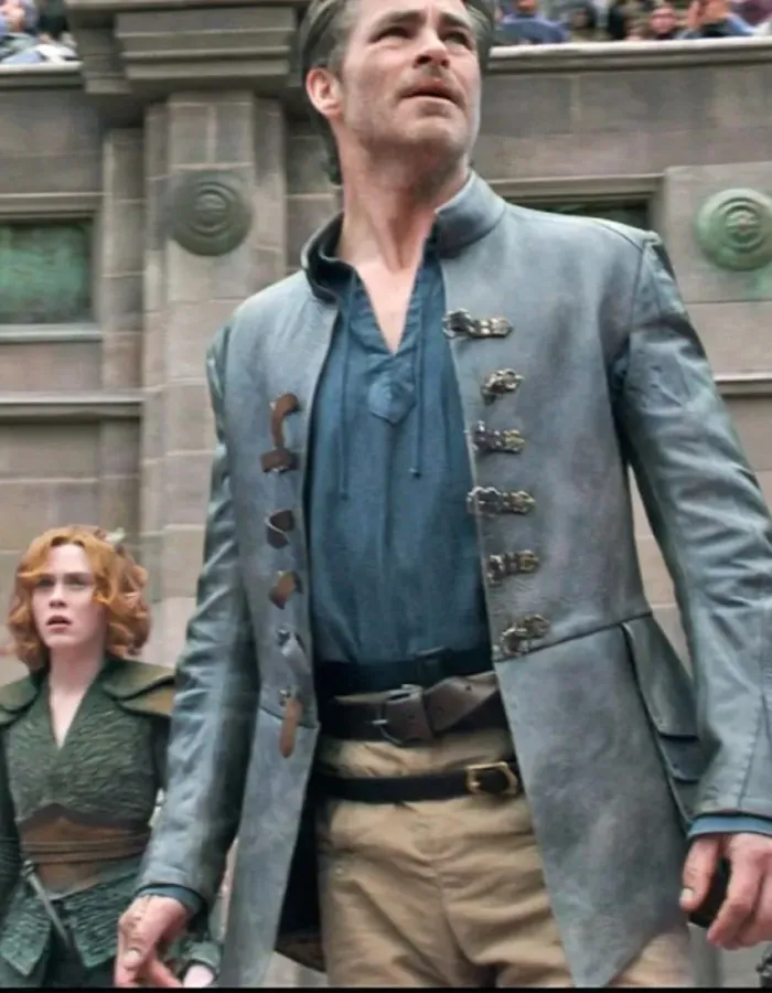 Dungeons & Dragons Chris Pine (Edgin) leather jacket