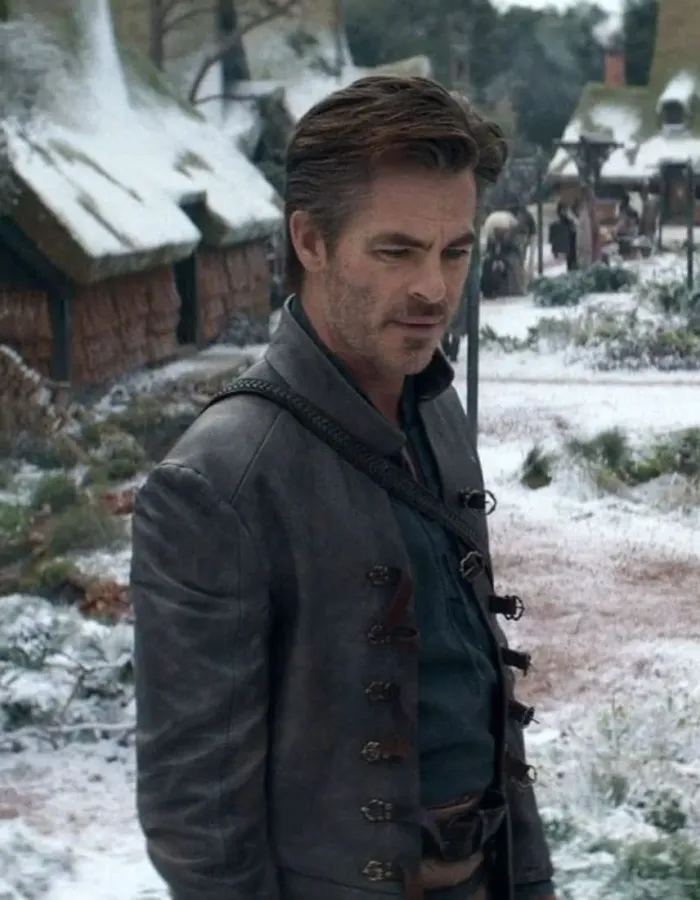 Dungeons & Dragons Chris Pine (Edgin) leather jacket