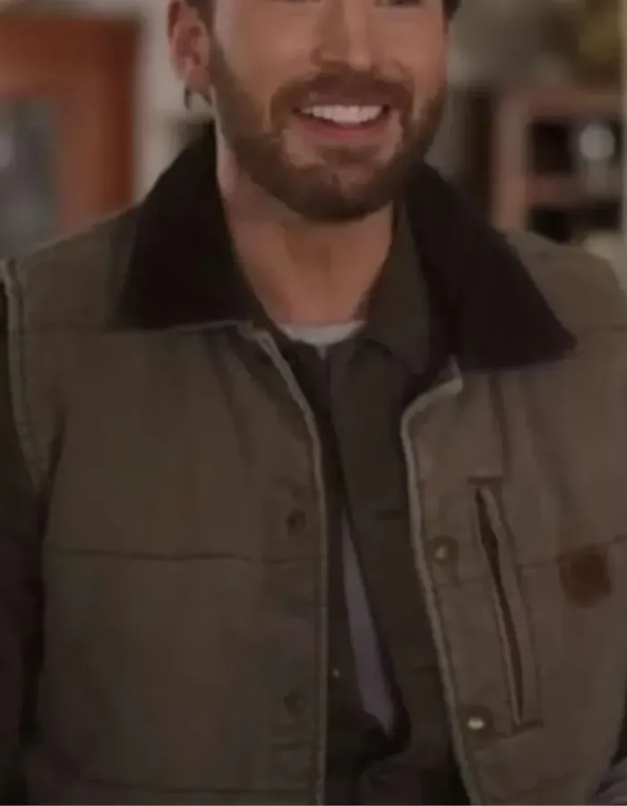 Ghosted Chris Evans (Cole) Brown Cotton Vest