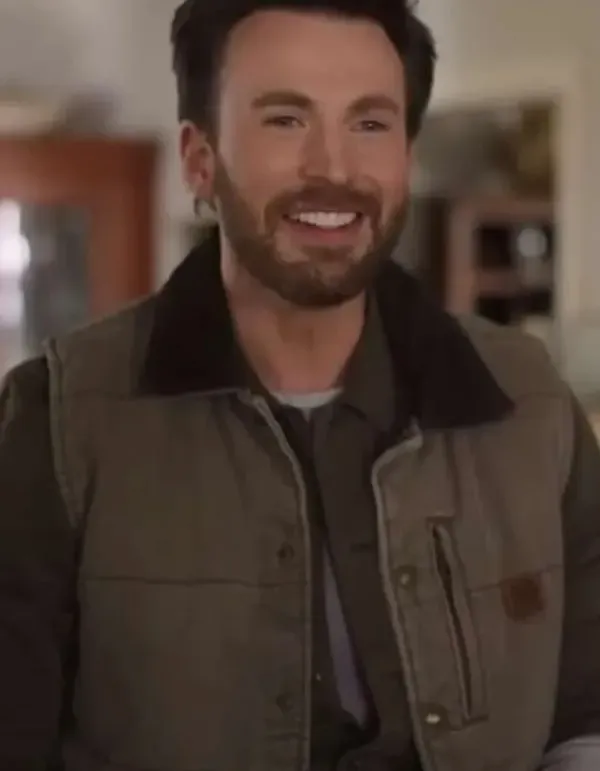 Ghosted Chris Evans (Cole) Brown Cotton Vest