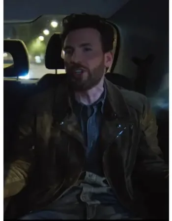 Ghosted Chris Evans (Cole) Suede Leather Jacket