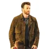Ghosted Chris Evans (Cole) Suede Leather Jacket