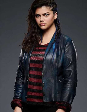 Gotham Knights 2023 Fallon Smythe (Harper Row) Black Leather Jacket