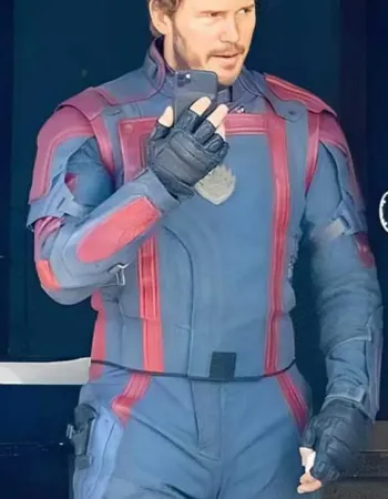 Guardians of the Galaxy 3 2023 Chris Pratt (Peter Quill) Leather Jacket
