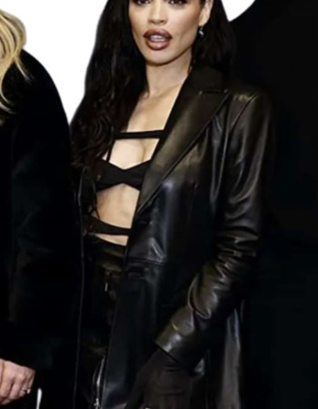 Infinity Pool Movie Event Cleopatra Coleman (Em) Leather Blazer