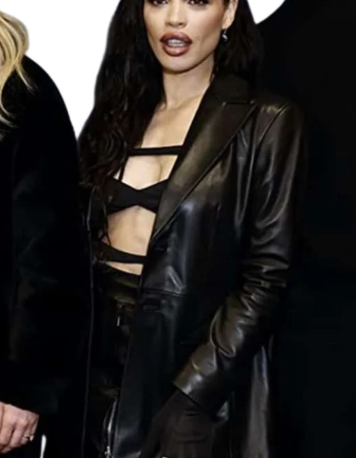 Infinity Pool Movie Event Cleopatra Coleman (Em) Leather Blazer