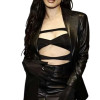 Infinity Pool Movie Event Cleopatra Coleman (Em) Leather Blazer
